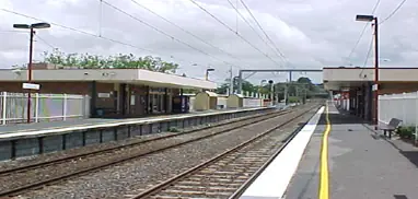 Railway station in Croydon